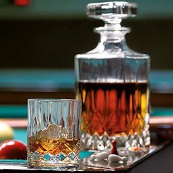 RCR Opera Whisky Decanter sæt [75 cl.] med 2 whisky glas (30 cl.)